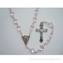 new acrylic beads Rosary (pink)